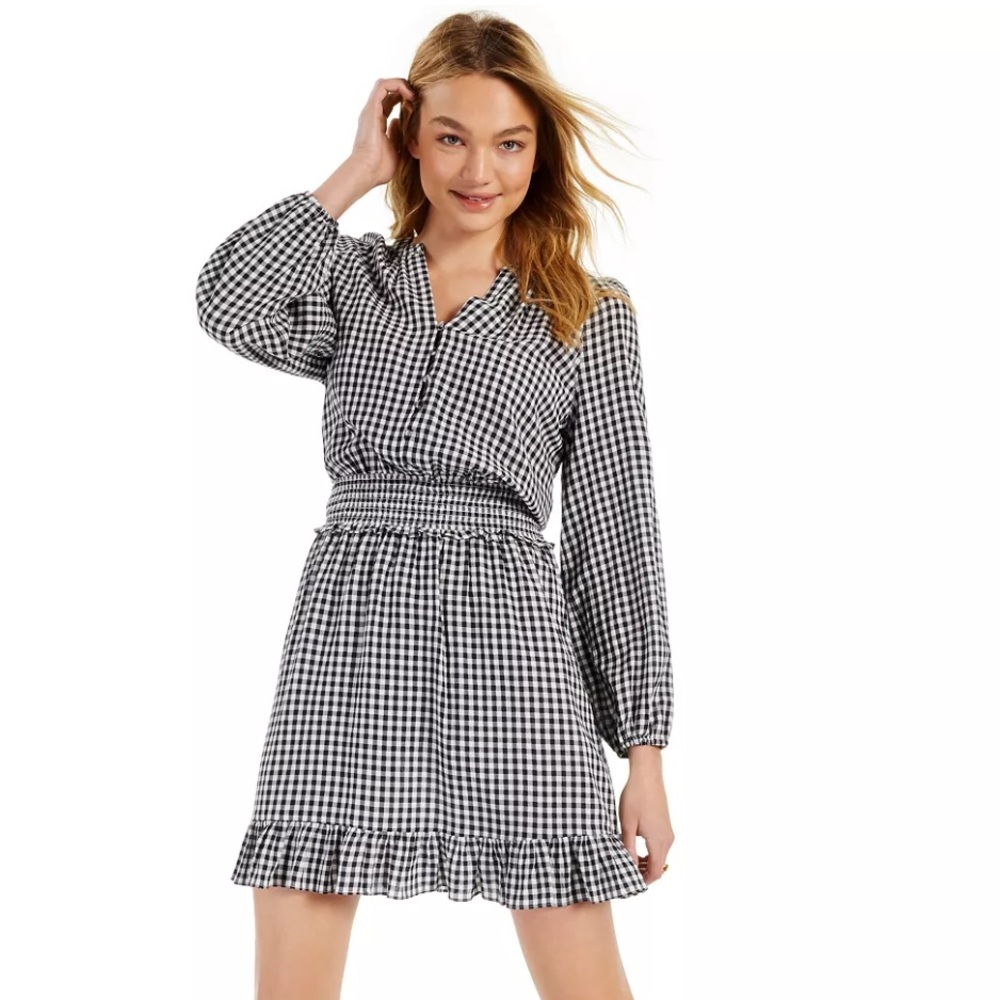 Tommy Hilfiger Gingam smocked dress